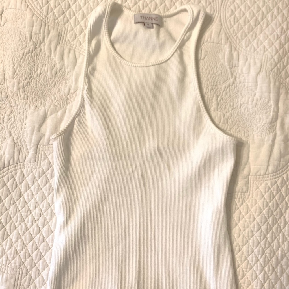 White tank top